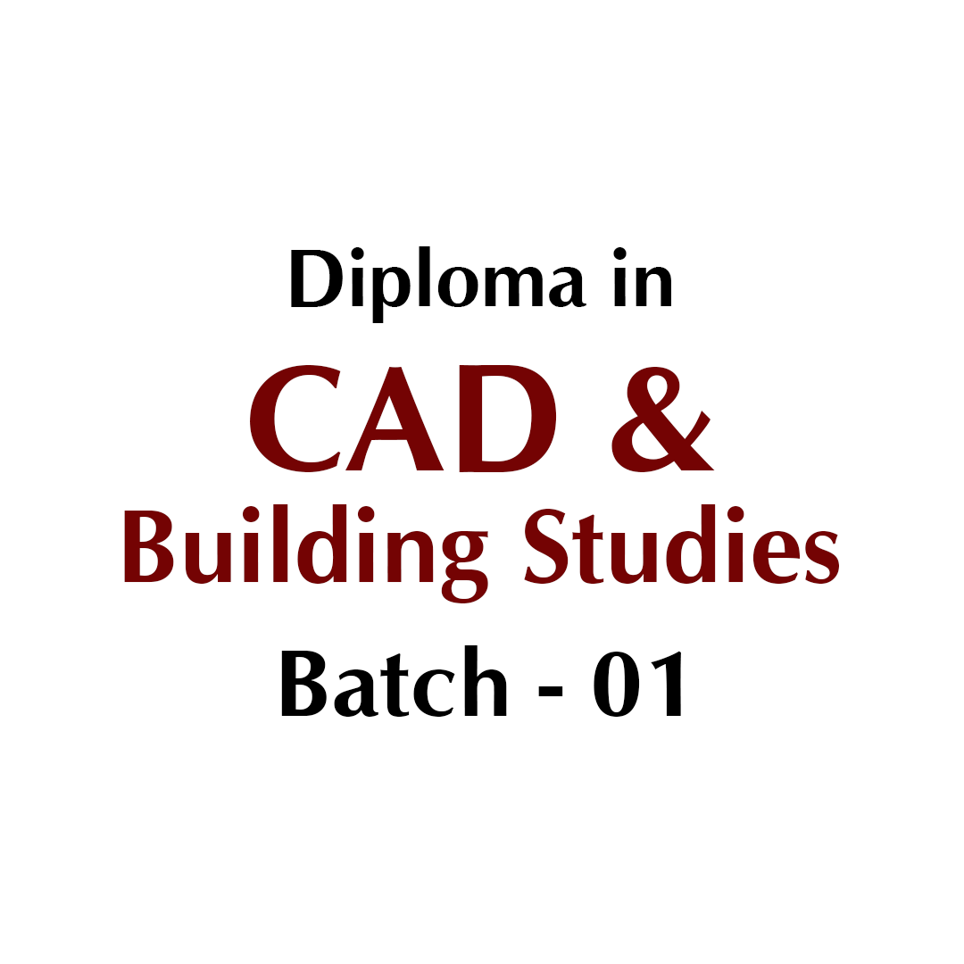 Diploma in CAD & BS – Batch 01